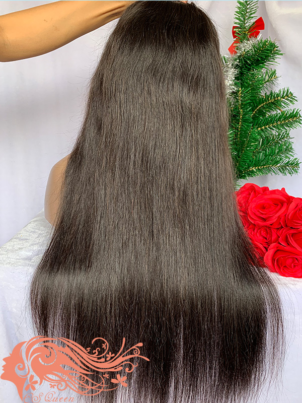 Csqueen 9A Straight U part wig natural hair wigs 150%density